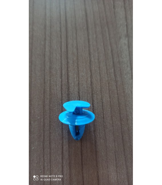 fermapannello colore azzurro  conf. da 100pz.