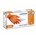 GUANTI IN NITRILE SENZA POLVERE FULL GRIP N85 ARANCIONE   – gr. 8,4 PZ. 50 ULTRA RESISTENTE