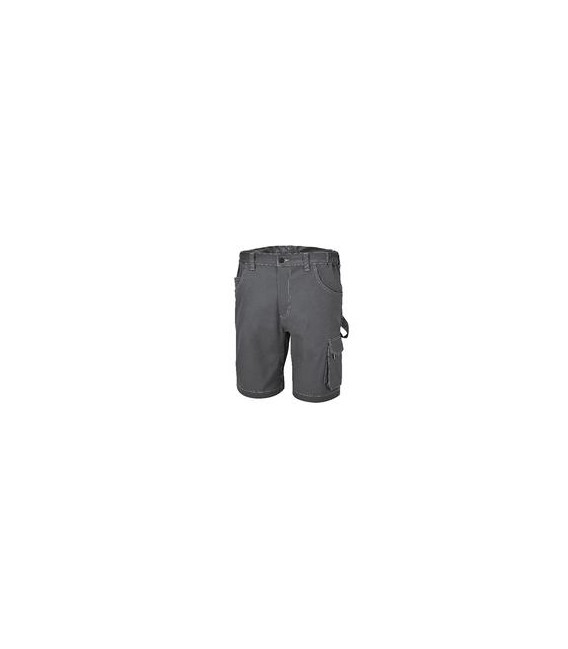 Pantaloncini da lavoro elasticizzati  tg.xxxl Stretch "slim fit" grigio beta 7831ST