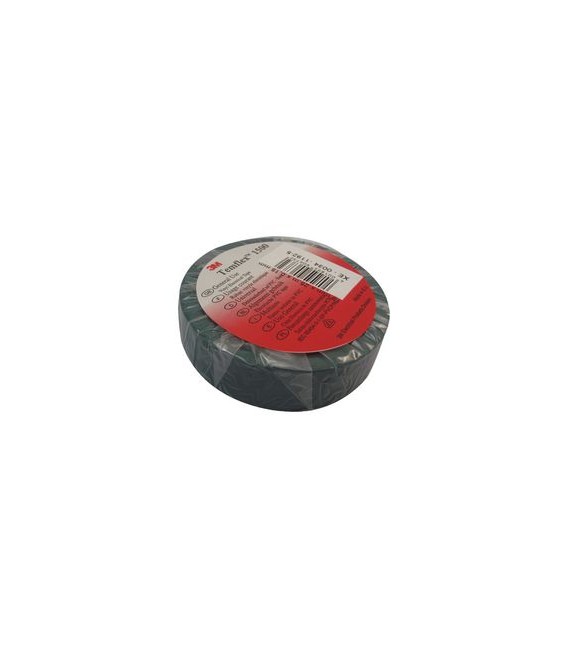 3M Temflex 1500 NASTRO ELETTRICO IN PVC NERO  - Misure 19mm x 25mt