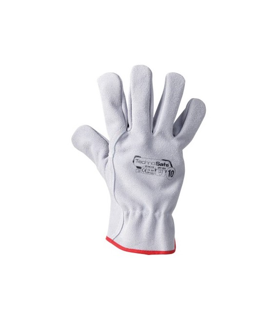 GUANTO IN PELLE CROSTA BOVINA TG.10 – GFC1004WH RAYS