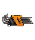 SERIE DI 8 CHIAVI MASCHIO PIEGATE CON UN'ESTREMITA' SFERICA PER VITI CON IMPRONTA TORX®,BETA 97BTX/SC8