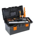 CESTELLO LUNGO E VUOTO   IN MATERIALE PLASTICO CON CONTENITORE E VASCHETTE PORTAMINUTERIE  BETA CP15L