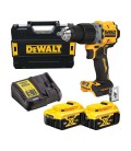 TRAPANO A PERCUSSIONE DEWALT DCD805P2T-GB senza spazzole 18V XR con 2 batterie