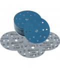 DISCHI ABRASIVI LIGHT BLUE  150MM  15FORI BLUESAFA