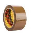 Scotch Nastro da imballaggio con rumorosità ridotta 309 polipropilene, marrone,adesivo acrilico, 48 mm x 132 m