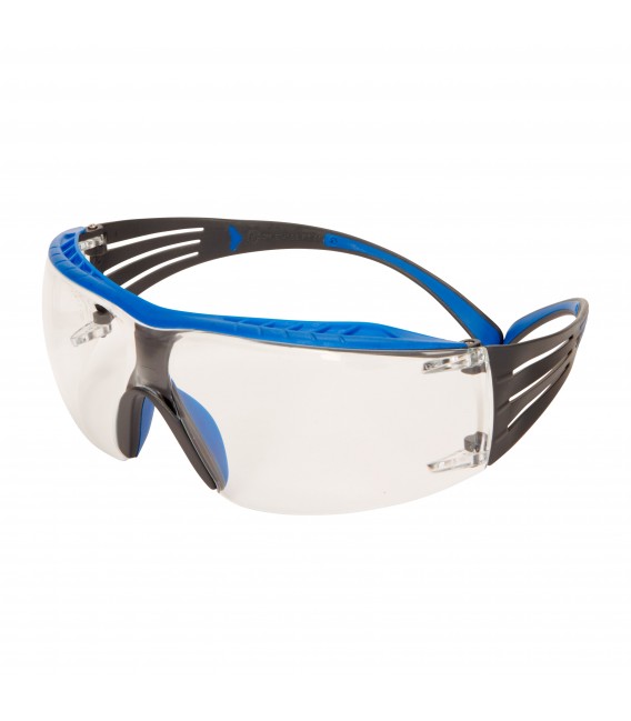 3M  SecureFit  400X Occhiali di protezione, montatura blu/grigia,
