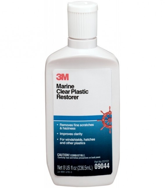 3M  Liquido rinnovatore per plastiche acriliche in flacone da 250ml, 09044E
