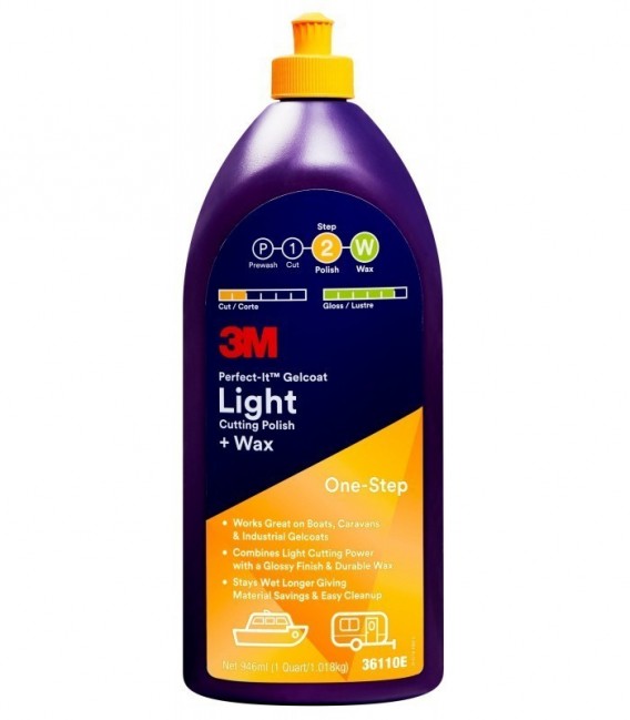 Polish leggermente abrasivo per gelcoat 3M™ Perfect-It™, 946 ml, 36110E