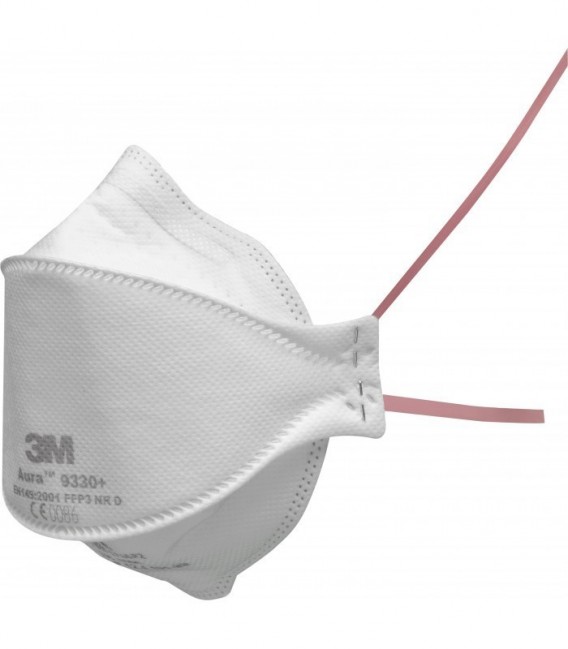 3M™ Aura™ Respiratore antiparticolato, FFP3, senza valvola, 9330+