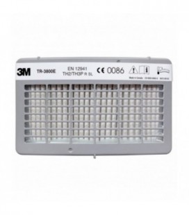Antiparticulate filter and for unpleasant organic vapours for electroventilated respirator 3M  Versaflo, TR-3802E