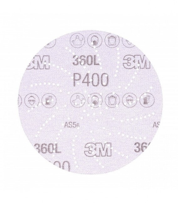 Disco with film support 3M Xtract 360L, 152 mm, P600, 6 holes, PN 20804