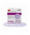 Abrasive disc with film support for violet finish 3M  Hookit 260L, 75 mm, without holes, P1200, 30368