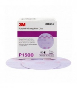 Disco abrasivo per finitura con supporto in film 3M™ Hookit™ 260L Purple, 75 mm, senza fori, P1500, 30367