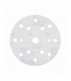 Abrasive disc with film support 3M  Hookit 260L, 150 mm, 15 holes, P1200, 51054