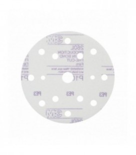 Disco abrasivo con supporto in film 3M™ Hookit™ 260L, 150 mm, 15 fori, P1000, 51055