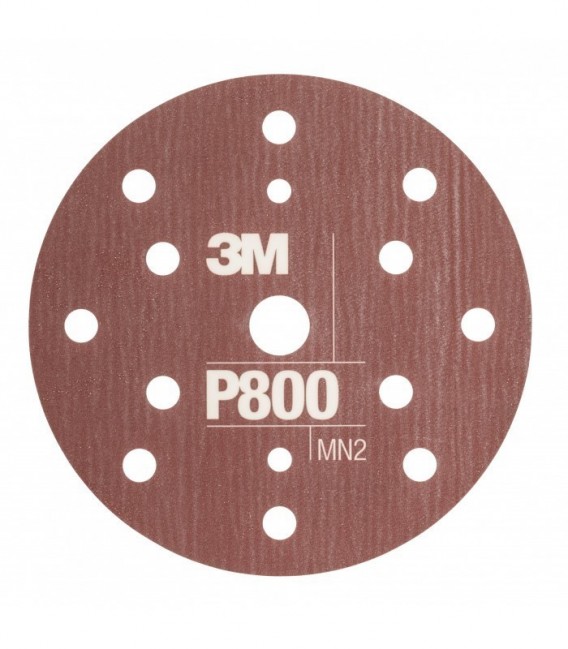 Flexible abrasive disc 3M  Hookit 270J, 150 mm, 15 holes, P800, 34420