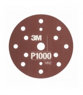 Flexible abrasive disc 3M  Hookit 270J, 150 mm, 15 holes, P1000, 34421