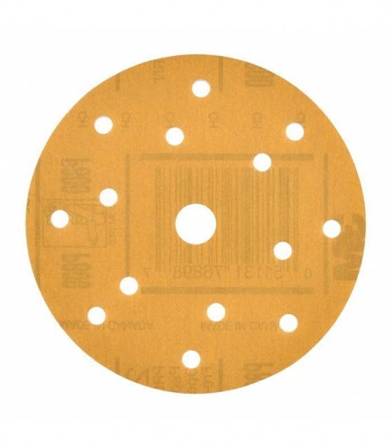 Abrasive disc 3M  Hookit 216U Soft, 150 mm, 15 holes, P800, 51092