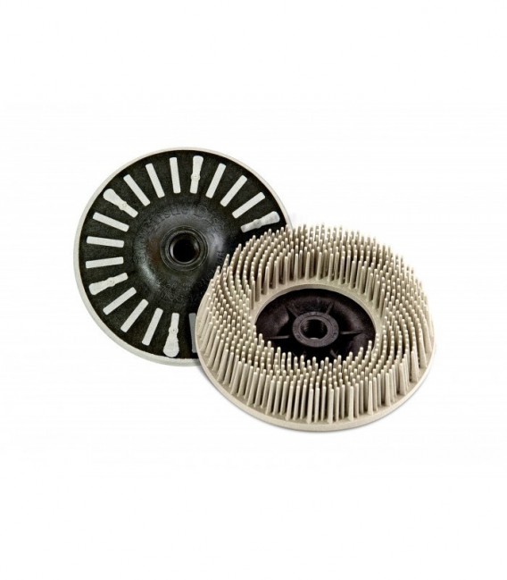 Disco Bristle Scotch-Brite™ Roloc™ RD-ZB, White, 50 mm x 15.8 mm, P120