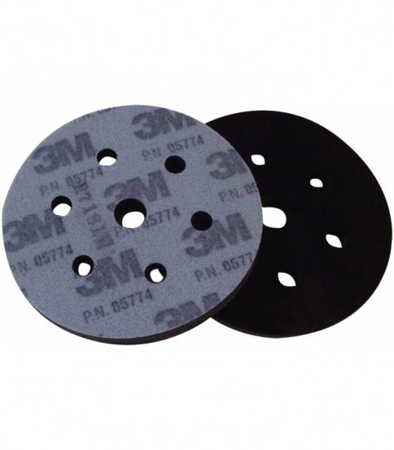 Interfaccia spugnosa morbida 3M™ Hookit™, 150 mm x 10 mm, 7 fori, 05774