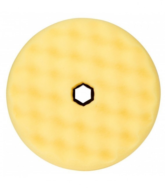 Sponge polishing board 3M  Perfect-it, Quick Connect System, Yellow, Undulating, 150 mm, 50879