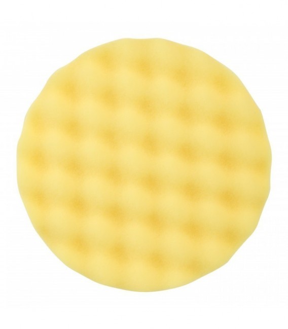 Tampone in spugna per paste abrasive fini 3M™ Perfect-It™, giallo, ondulato, 150 mm, 50488