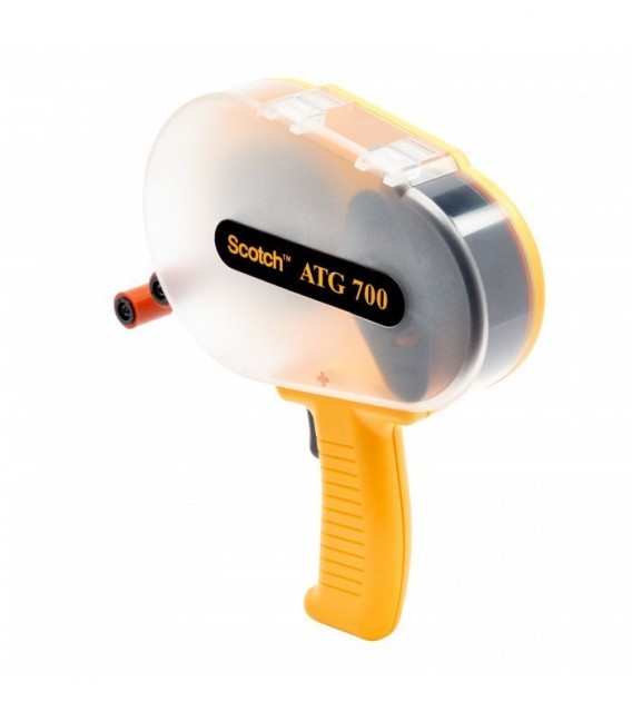 Pneumatic applicator for transfer tape Scotch ATG 700, Tensor plate for transfer tape 700, Yellow