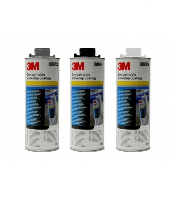 Subcoccal and overpaintable protectors 3M  standard finish, Grey, 1 kg, 08874