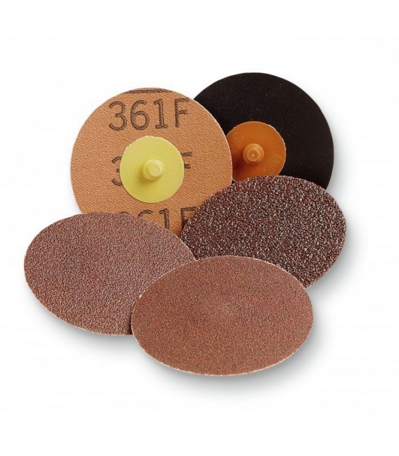 3M™  361F  Dischi  Roloc™ 50 mm   P80 PN 22401