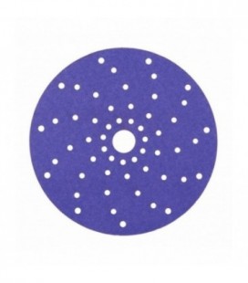 Disco abrasivo 3M™ Cubitron™ II Hookit™ 737U, 150 mm, multiforato, 150+, 51421