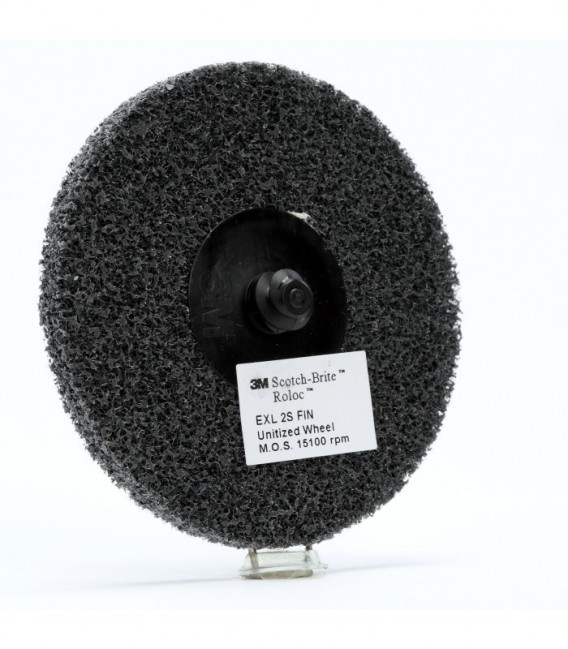 Ruota compressa Scotch-Brite™ Roloc™ EXL XL-DR, 2S FIN, 75 mm