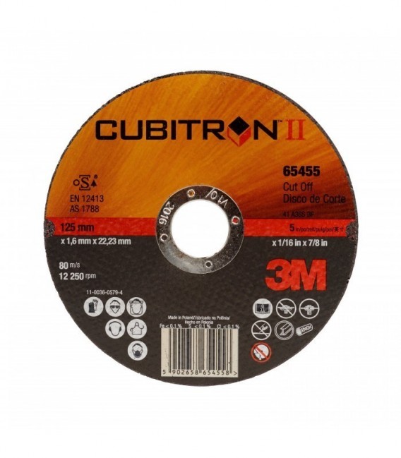 Disco da taglio 3M  Cubitron  II, T41, 125 mm x 1 mm x 22.2 mm