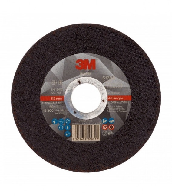 Disco da taglio 3M™ Silver, T41, 115 mm x 1 mm x 22 mm
