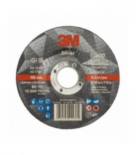 Cutting disc 3M  Silver, T42, 115 mm x 2.5 mm x 22 mm