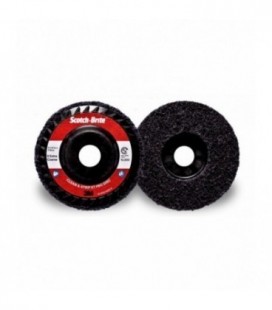 Disco Scotch-Brite™ Clean and Strip XT Pro, con supporto in fibra, S XCRS, 115 mm x 22 mm