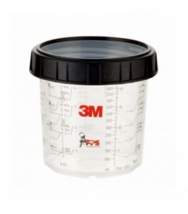 Rigid cup and iron 3M  PPS, Standard, 650 ml, 16001