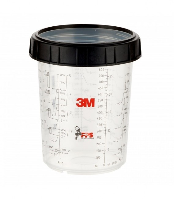 Rigid cup and iron 3M  PPS, Large, 850 ml, 16023