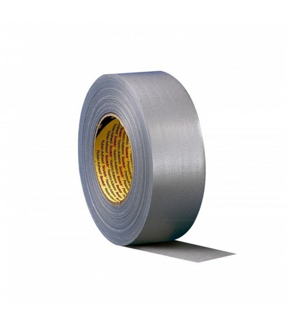 Canvas tape for heavy use 3M  389, Black, 50 mm x 50 m, 0.26 mm