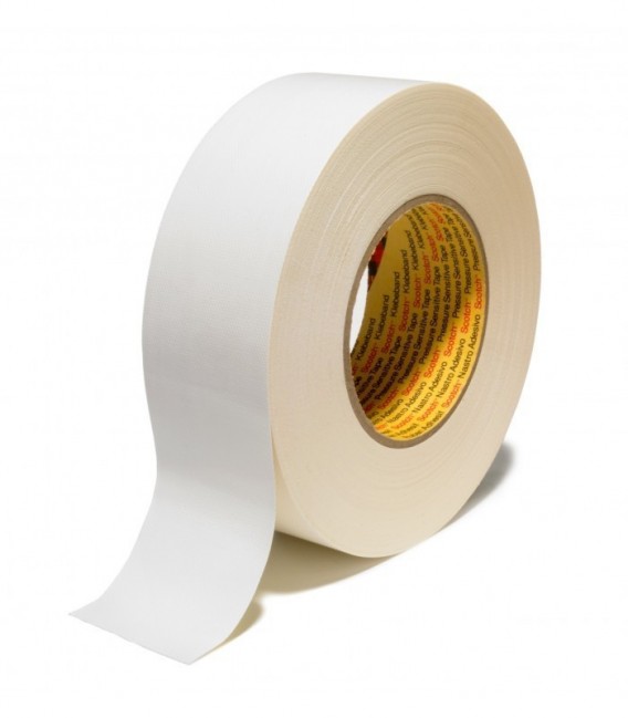 Nastro telato resistente 3M™ 389, Bianco, 50 mm x 50 m, 0.26 mm