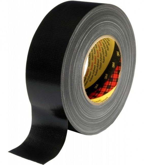 Nastro telato resistente 3M™ 389, Nero, 19 mm x 50 m, 0.26 mm