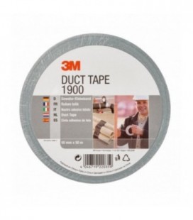 Convenience size canvas tape 3M  1900, Silver, 50 mm x 50 m