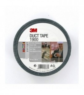 Convenience size canvas tape 3M  1900, Black, 50 mm x 50 m