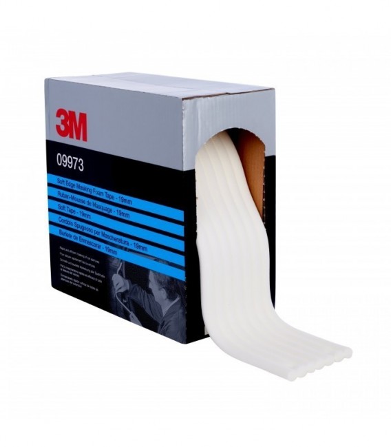 Cordolo spugnoso per mascheratura 3M™, bianco, 19 mm x 35 m, 09973