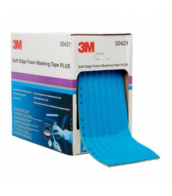 Cordolo spugnoso per mascheratura 3M™ PLUS, blu, 21 mm x 49 m, 50421
