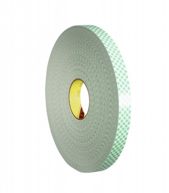 Polyurethane foam adhesive tape 3M  4032, Dirty white, 25 mm x 66 m, 0.8 mm