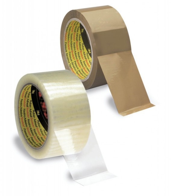Nastro da imballaggio Scotch® 371, Bianco, 50 mm x 66 m, 0.048 mm