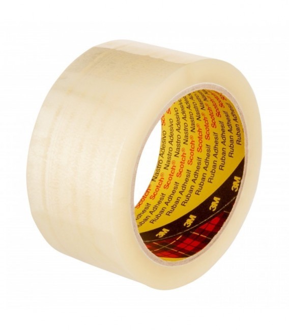 Nastro da imballaggio Scotch® 371, Trasparente, 50 mm x 66 m