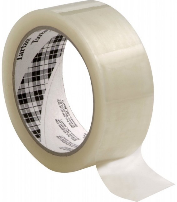Nastro da imballaggio Tartan™ 369, Trasparente, 50 mm x 66 m, 0.043 mm