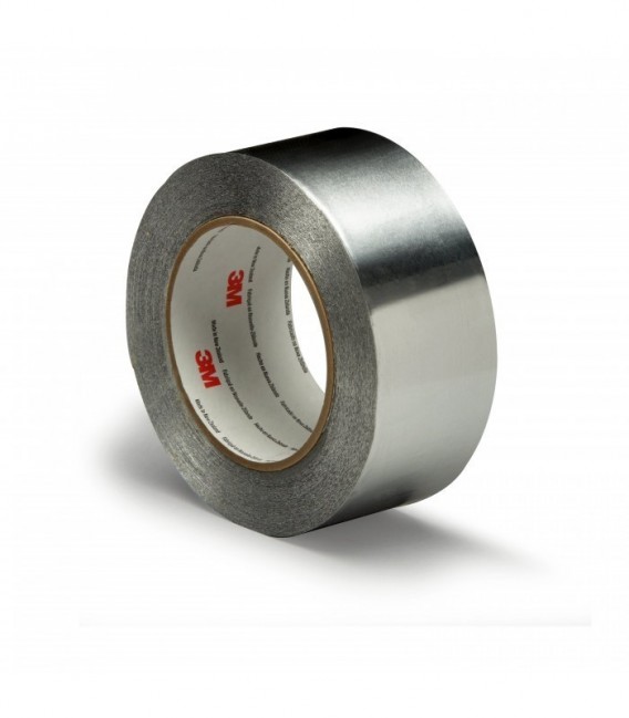 Aluminium foil tape 3M  425, Silver, 25 mm x 55 m, 0.12 mm